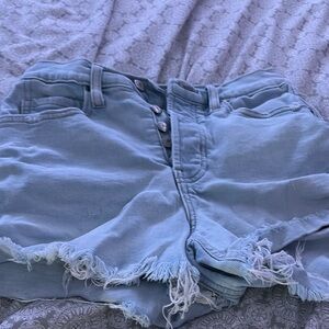 Old Navy Blue Jean Shorts Frayed Hem